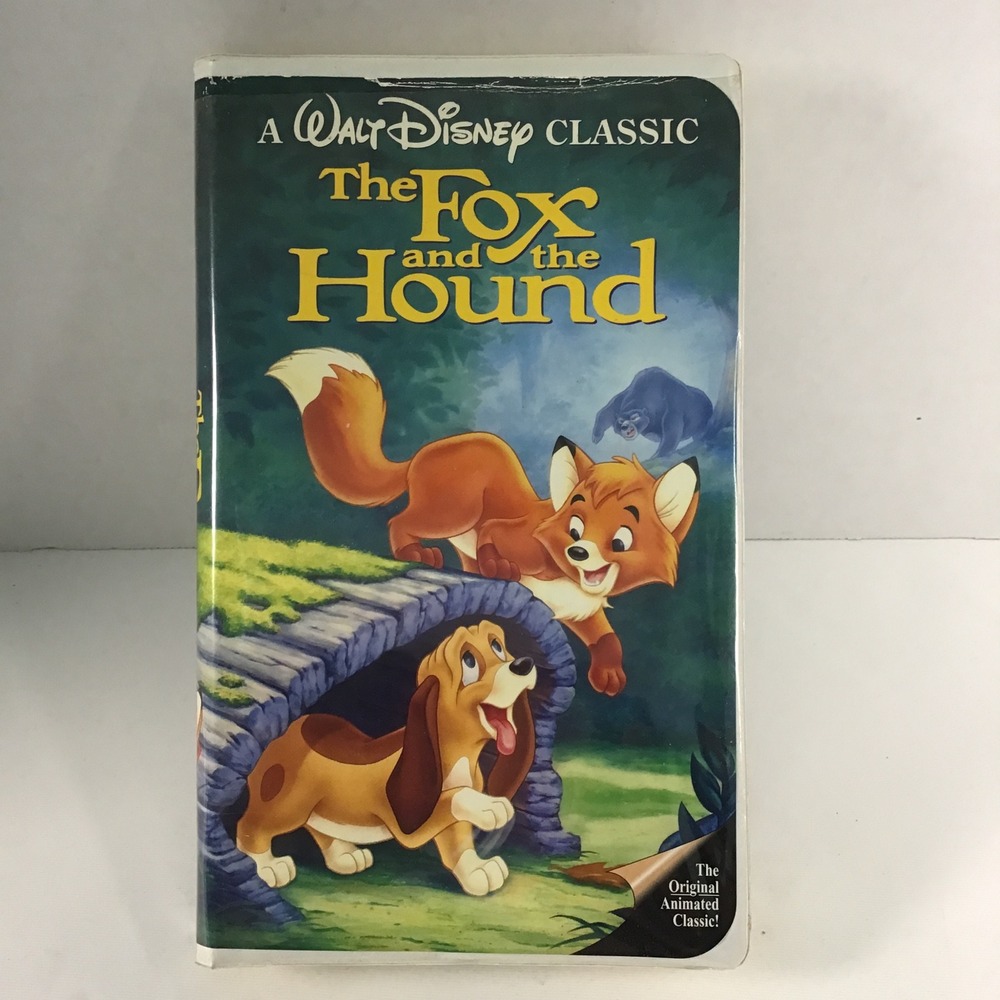 Walt Disney Classic The Fox and the Hound VHS Black Diamond 0410-3 Clamshell